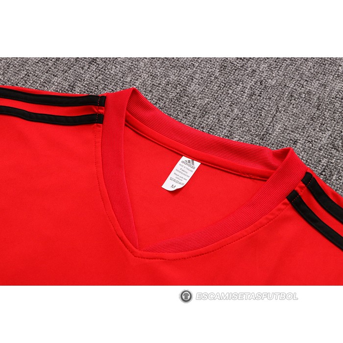 Chandal del Manchester United Manga Corta 22-23 Rojo